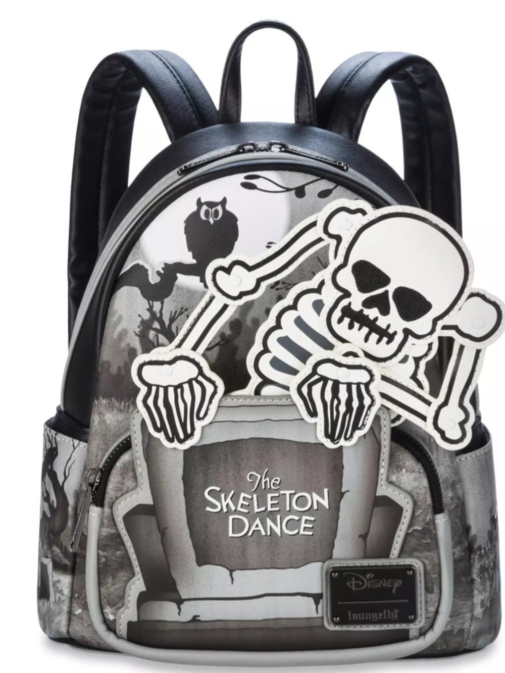 Disney Parks The Skeleton Dance Glow-in-the Dark Loungefly Backpack